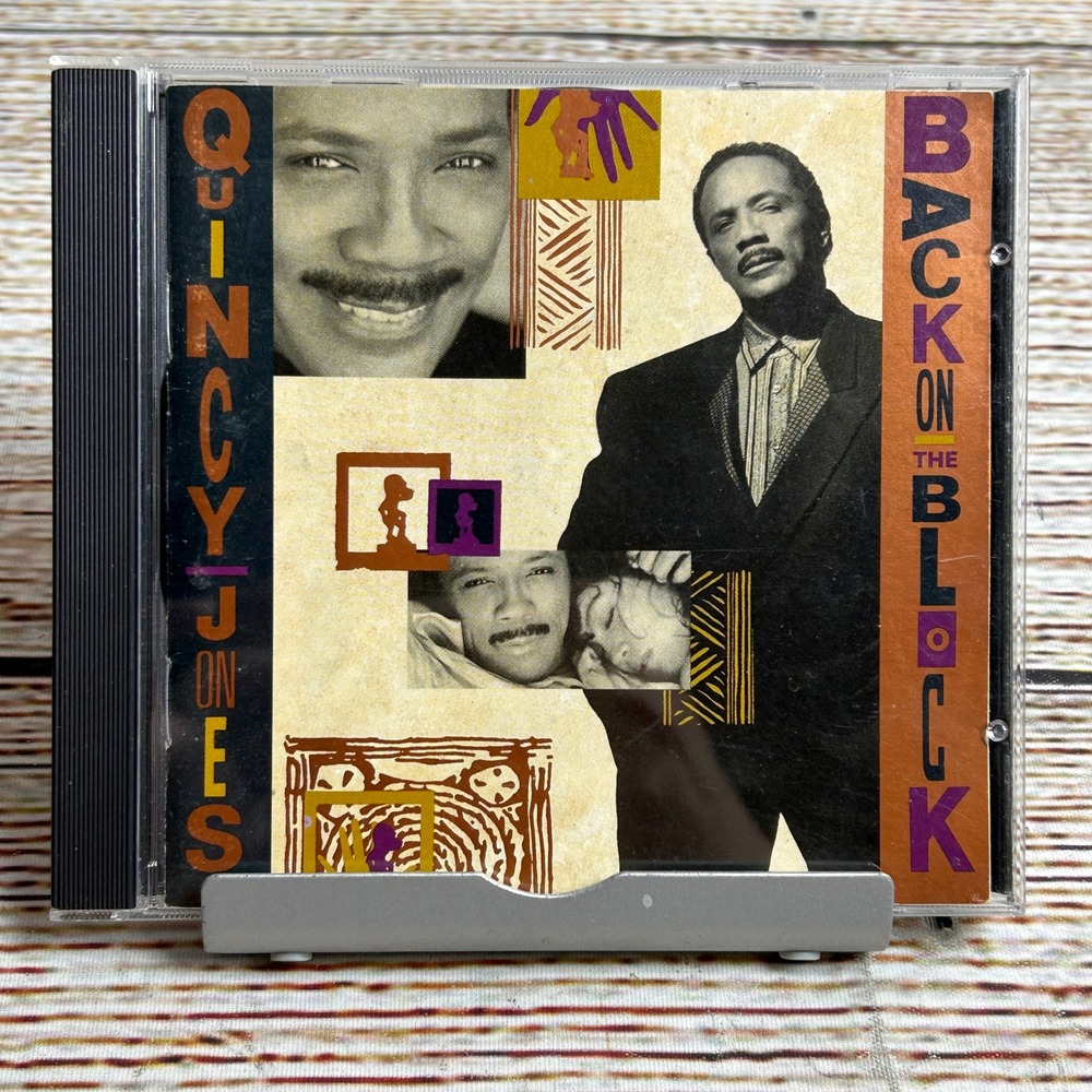 Quincy Jones Back on the Block CD 1989 Qwest Warner Bros  Jazz R&B Hip Hop